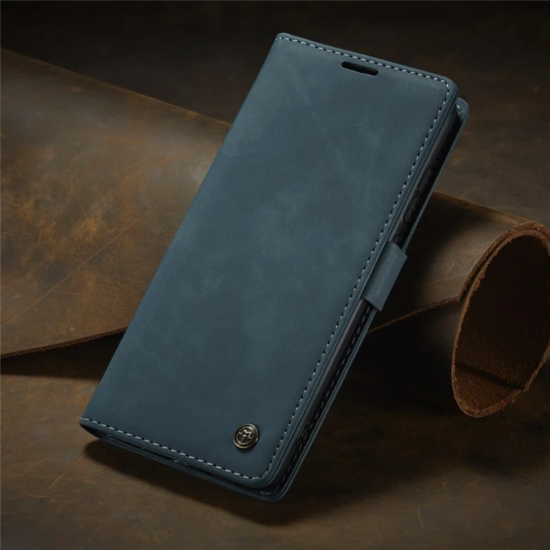 CASEME 013 Series Auto-absorbed Leather Wallet Case for Xiaomi Mi CC9 Pro/Mi Note 10 Pro/Mi Note 10 - Green