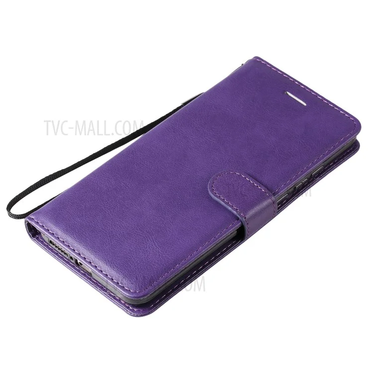 KT Leather Series-2 Leather Stand Case with Card Slots for Xiaomi Mi 10/Mi 10 Pro - Purple