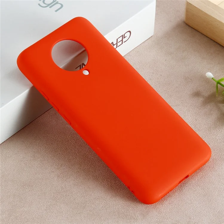 Liquid Silicone Back Case for Xiaomi Redmi K30 Pro/Poco F2 Pro - Red