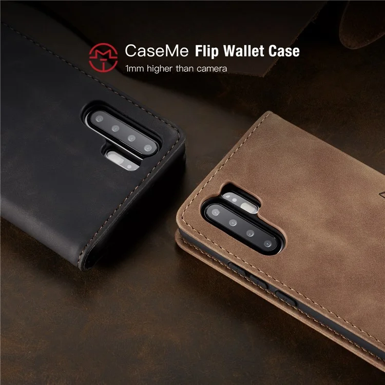 Caseme 013 Série Auto-absorbed Leather Case Pour Xiaomi Redmi K30 Pro / Poco F2 Pro - le Noir