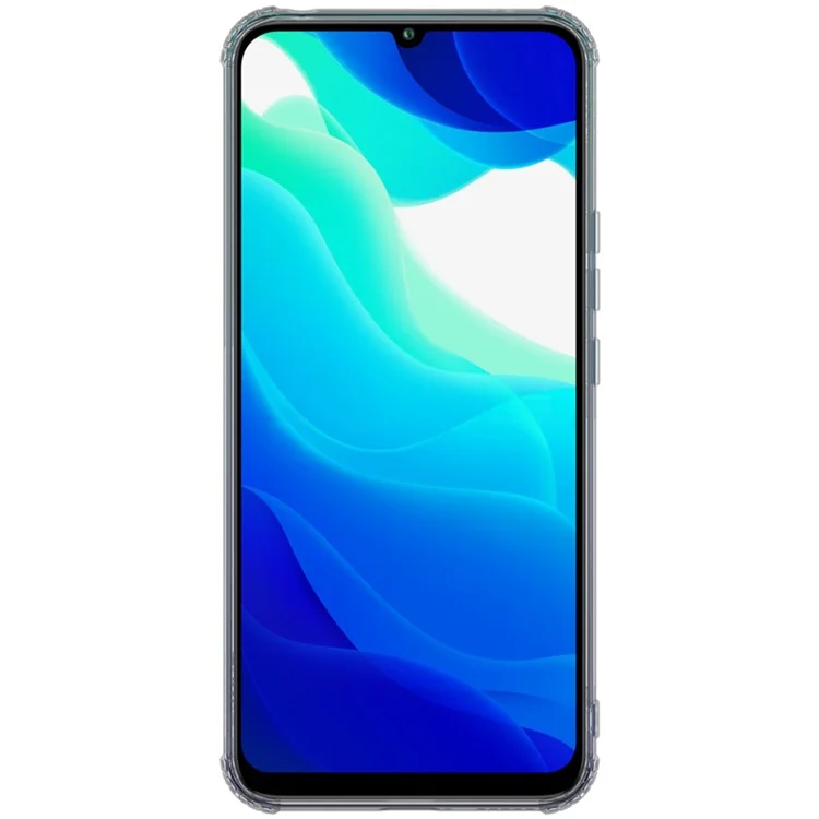 NILLKIN Nature Shockproof TPU Clear Phone Shell for Xiaomi Mi 10 Lite 5G/Mi 10 Youth 5G - Grey