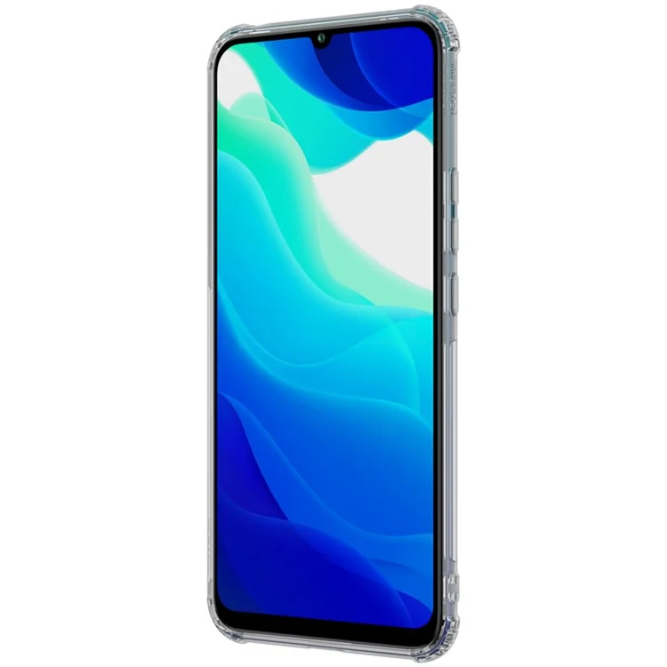 NILLKIN Nature Shockproof TPU Clear Phone Shell for Xiaomi Mi 10 Lite 5G/Mi 10 Youth 5G - Grey