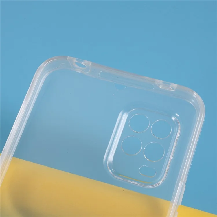 Detachable 2-in-1 Clear Hybrid Phone Shell (PET+TPU+Acrylic) for Xiaomi Mi 10 Lite 5G