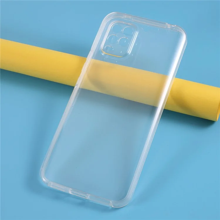 Coquille De Téléphone Hybride Transparente 2 En 1 Détachable (PET + TPU + Acrylique) Pour Xiaomi MI 10 Lite 5G