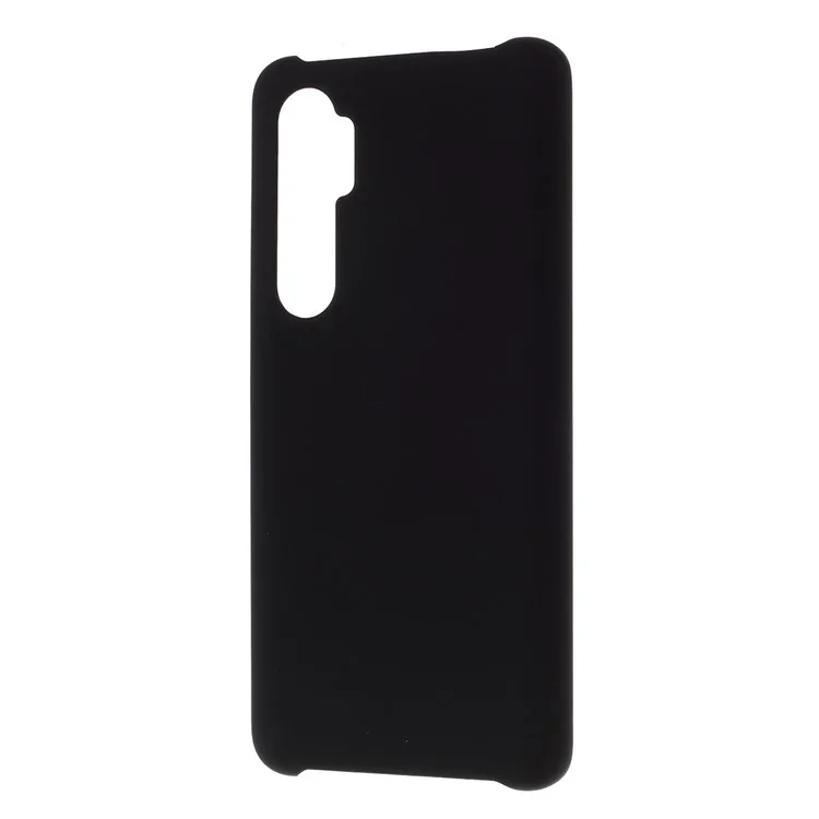 Tampa do Telefone Borrached Hard PC Para Xiaomi Mi Note 10 Lite - Preto