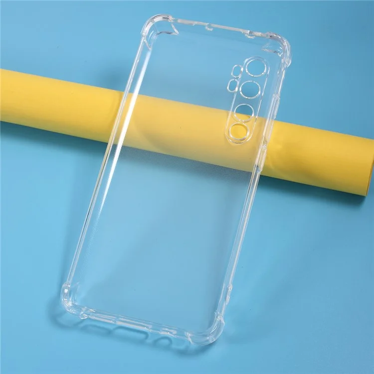 Coque de téléphone TPU anti-goutte transparente pour Xiaomi Mi Note 10 Lite