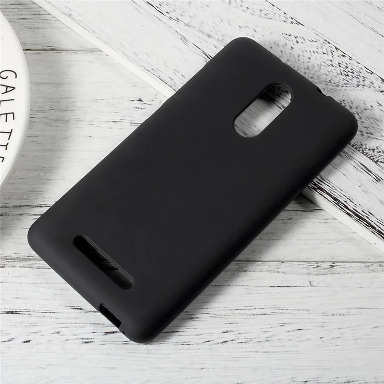 Matte Skin TPU Mobile Phone Case for Xiaomi Redmi Note 3 / Note 3 Pro - Black