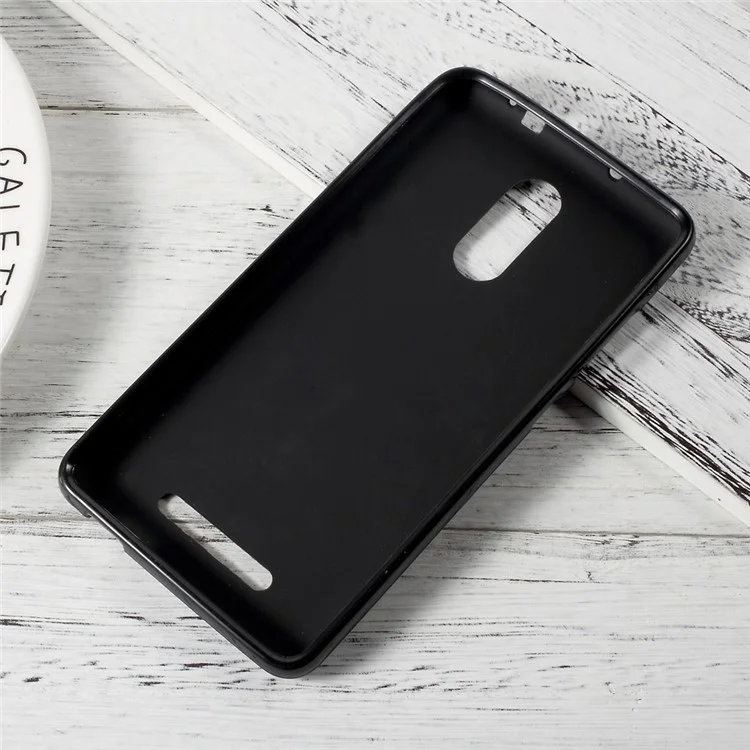 Matte Skin TPU Mobile Phone Case for Xiaomi Redmi Note 3 / Note 3 Pro - Black