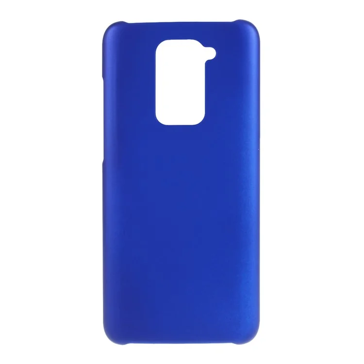 Rubberized Hard PC Case for Xiaomi Redmi Note 9 - Dark Blue