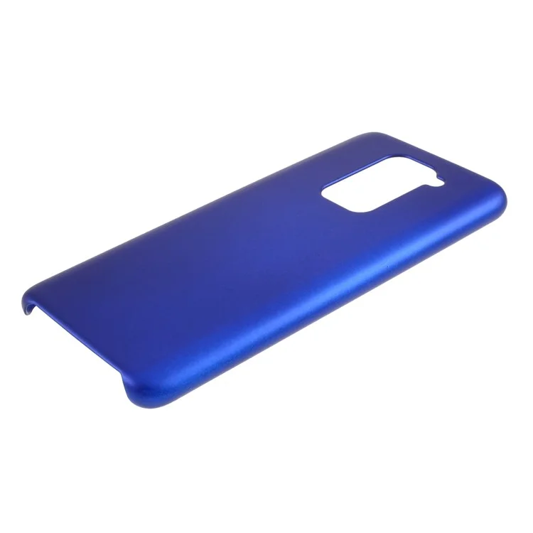 Rubberized Hard PC Case for Xiaomi Redmi Note 9 - Dark Blue