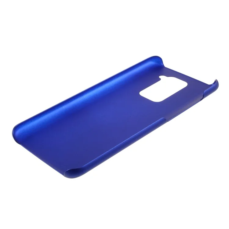 Rubberized Hard PC Case for Xiaomi Redmi Note 9 - Dark Blue