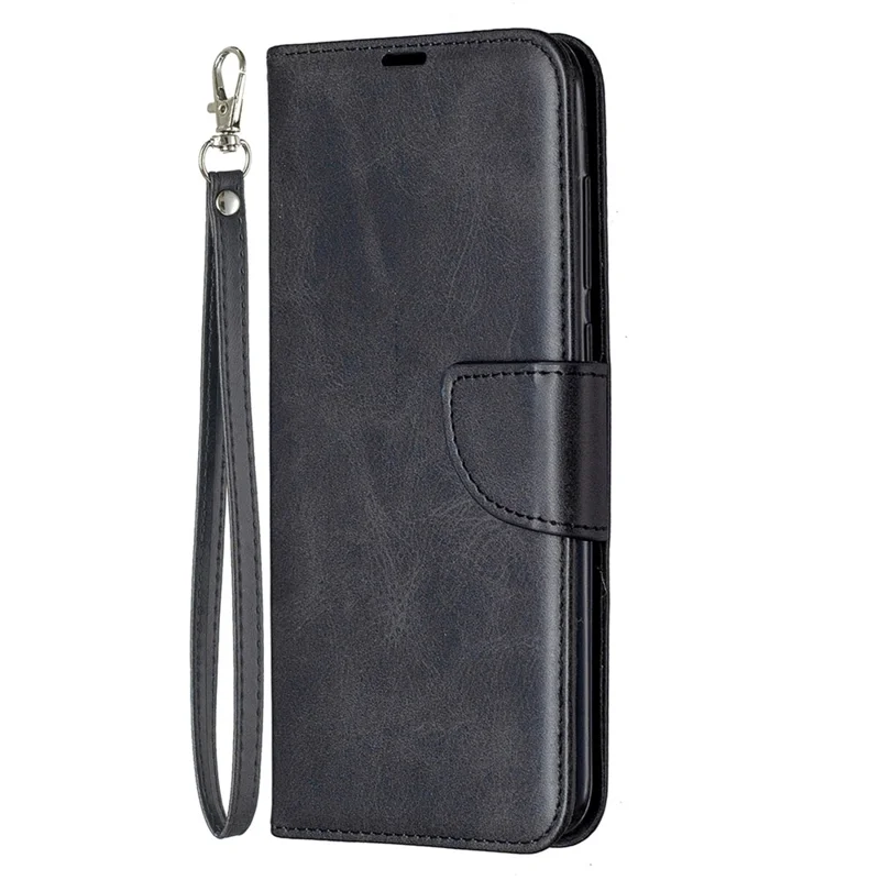 Wallet Stand PU Leather Phone Case for Xiaomi Redmi Note 9/Redmi 10X 4G - Black