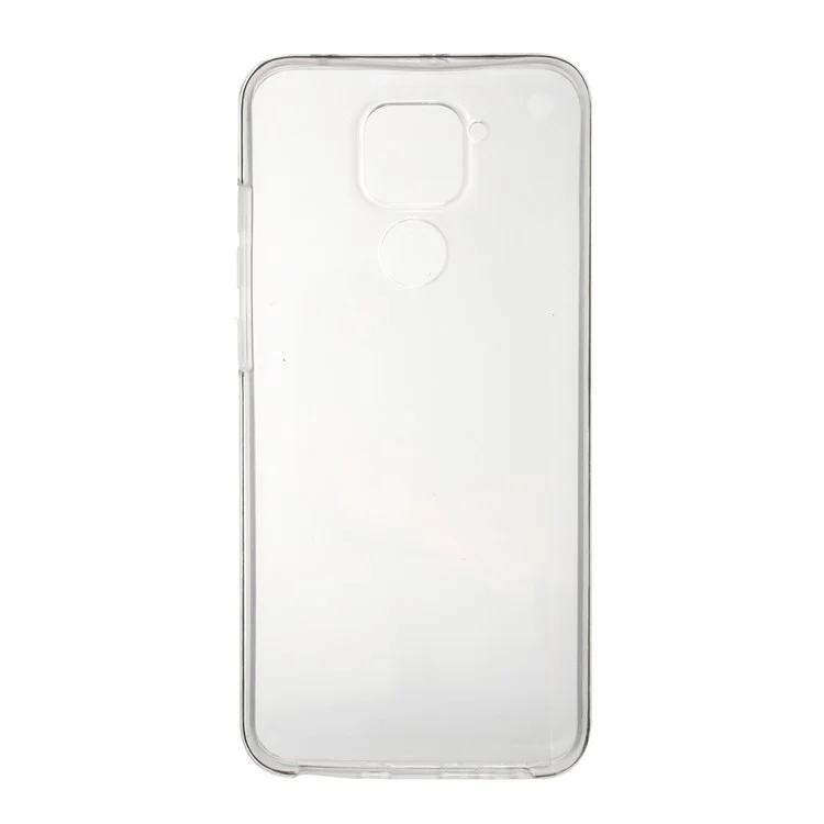 Accesorio de Caja de Cobertura Completa Híbrida Pet+tpu+acrílico Clear Cobertura Completa Para Xiaomi Redmi Nota 9