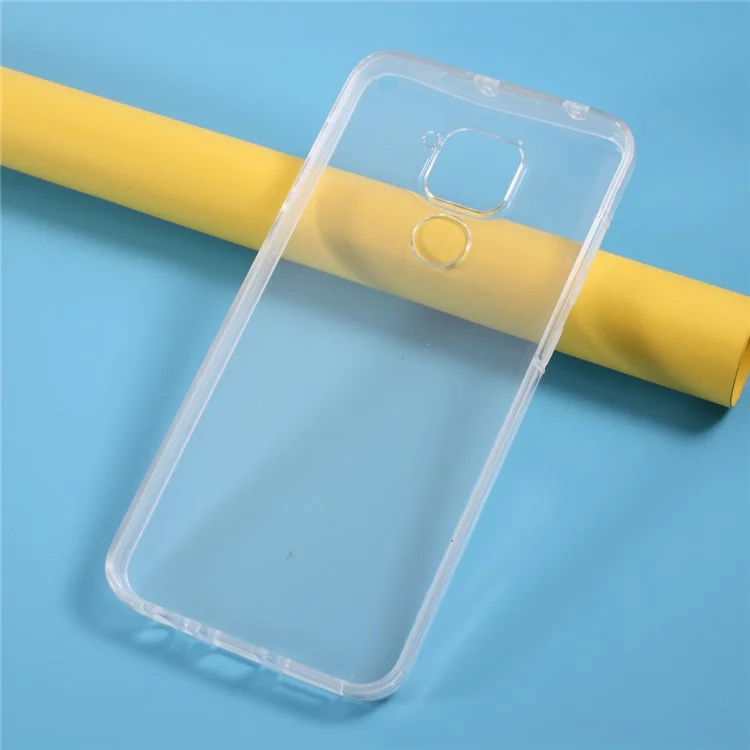 Accesorio de Caja de Cobertura Completa Híbrida Pet+tpu+acrílico Clear Cobertura Completa Para Xiaomi Redmi Nota 9