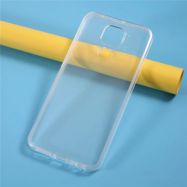 Caso de Cobertura Total Híbrido PET+TPU+Acrílico Transparente Acessório para Xiaomi Redmi Note 9