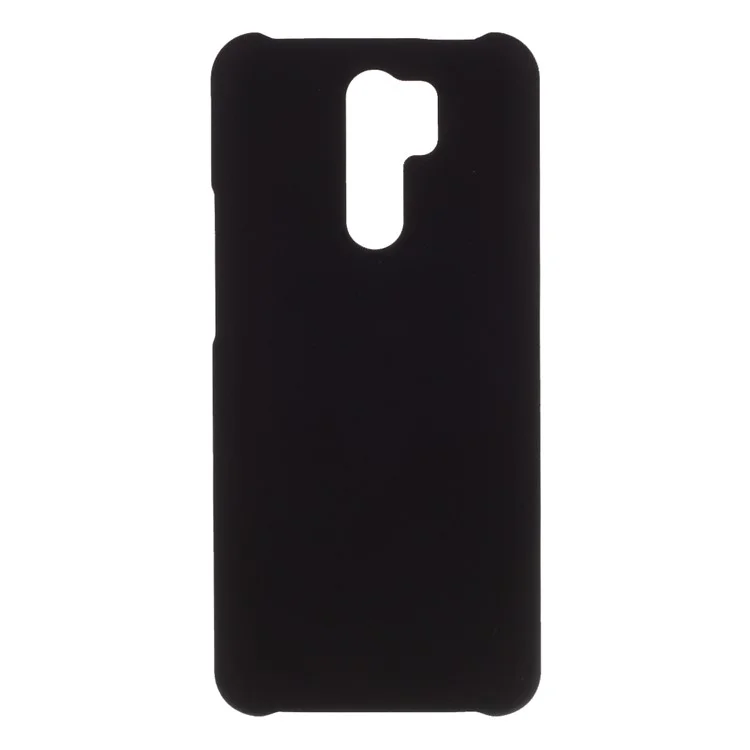 Case de Coque en Caoutchouc Dure Pour Xiaomi Redmi 9 - le Noir