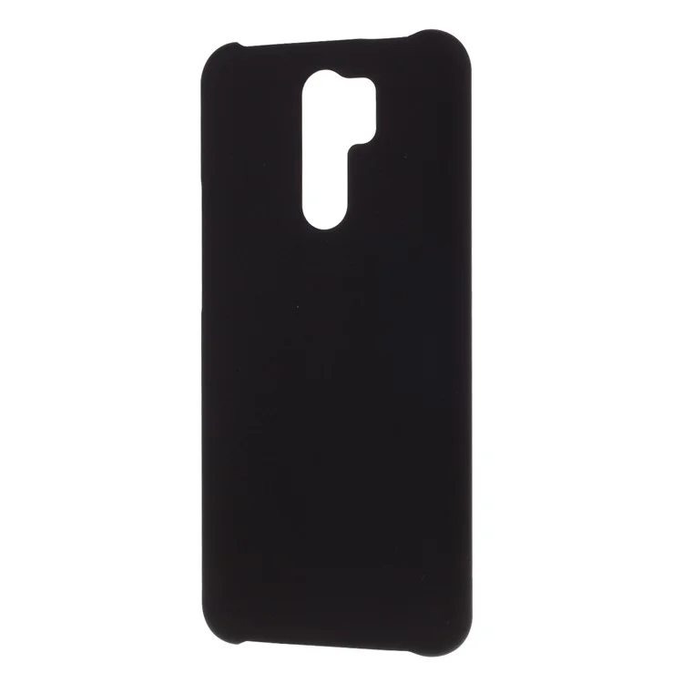 Rubberized Hard PC Shell Case for Xiaomi Redmi 9 - Black