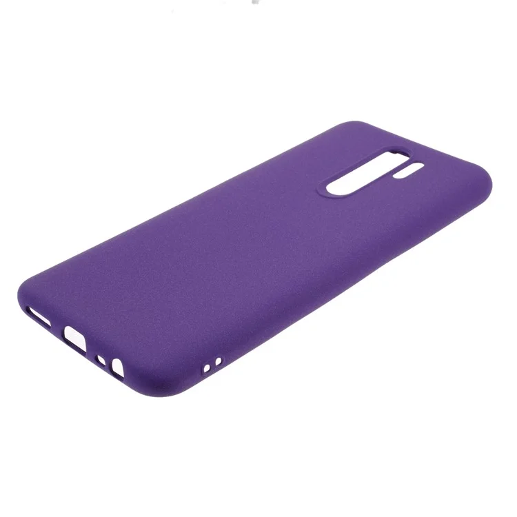 Double-sided Matte TPU Cover Case for Xiaomi Redmi 9 - Purple