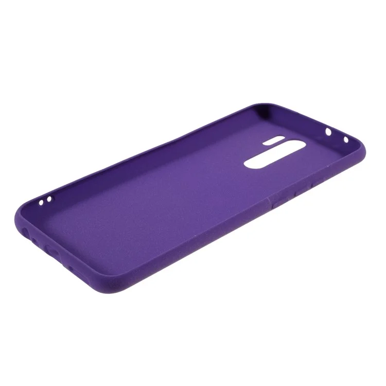 Double-sided Matte TPU Cover Case for Xiaomi Redmi 9 - Purple