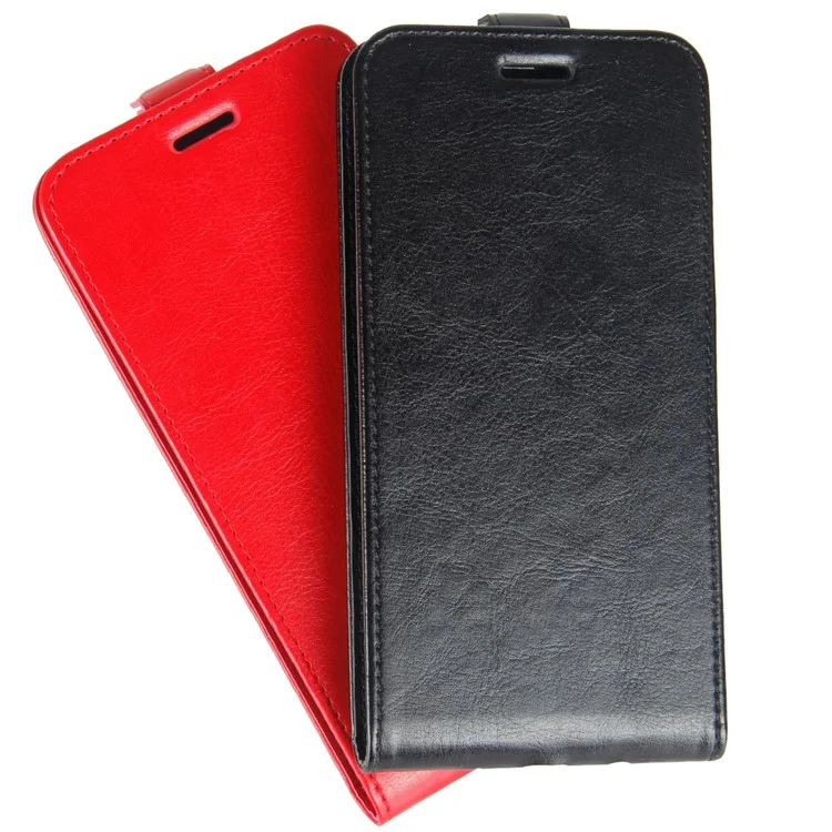 Crazy Horse Skin Vertical Flip Leather Shell Pour Xiaomi Redmi 9 - le Noir