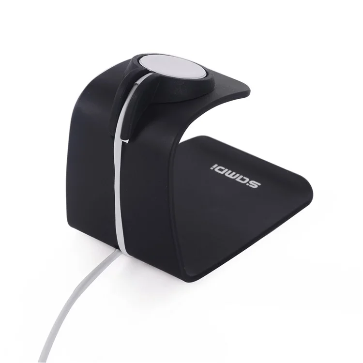 SAMDI U-shaped Metal Desktop Holder Charging Stand for Apple Watch, iPhone etc. - Black