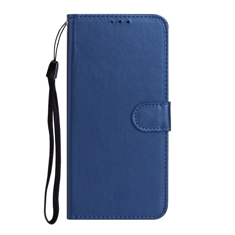 Wallet Leather Stand Mobile Phone Cover for Xiaomi Redmi 9C/9C NFC - Blue