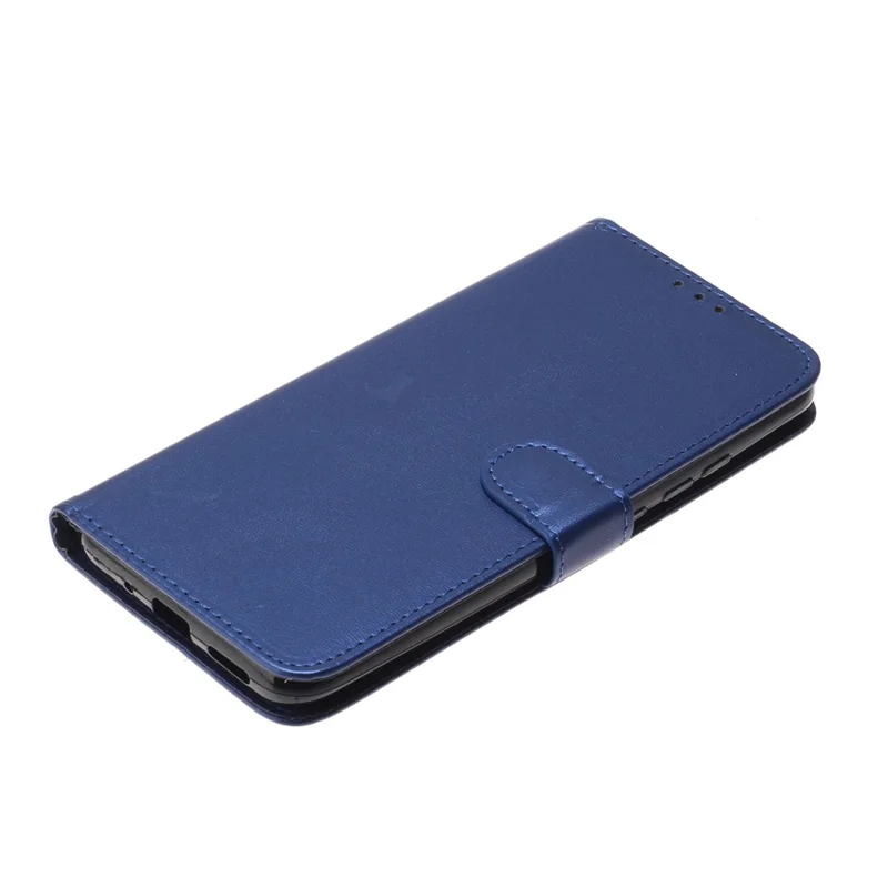 Wallet Leather Stand Mobile Phone Cover for Xiaomi Redmi 9C/9C NFC - Blue