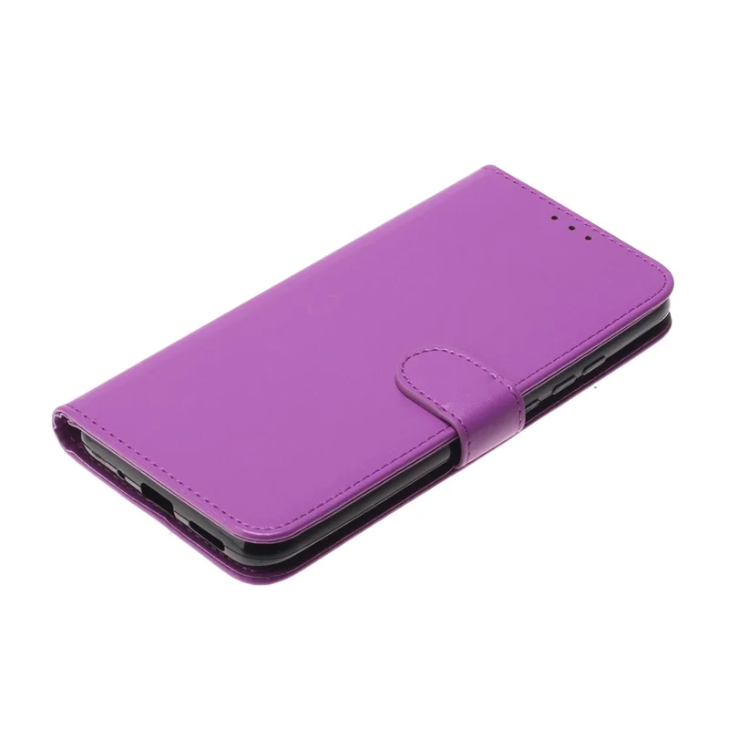 Wallet Leather Stand Mobile Phone Cover for Xiaomi Redmi 9C/9C NFC - Purple