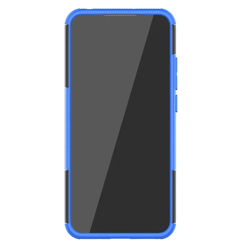 Cool Tyre PC + TPU 2 in 1 Kickstand Protection Phone Shell for Xiaomi Redmi 9C/9C NFC/Redmi 9 (India)/Redmi 10A/Xiaomi Poco C3 - Blue
