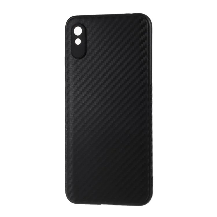 Piel de Fibra de Carbono TPU Cell Telephip Shell Para Xiaomi Redmi 9a