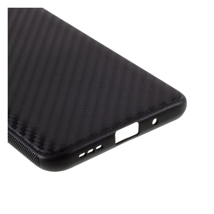 Piel de Fibra de Carbono TPU Cell Telephip Shell Para Xiaomi Redmi 9a