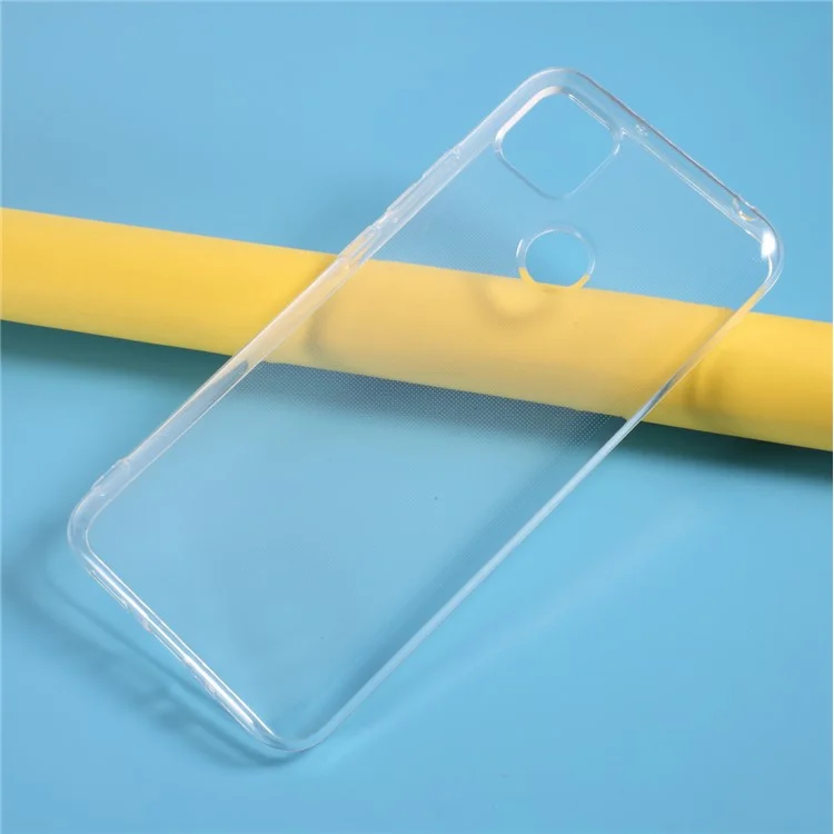 Cubierta de TPU Suave Transparente Con Interno no Deslizante Para Xiaomi Redmi 9C/9C NFC