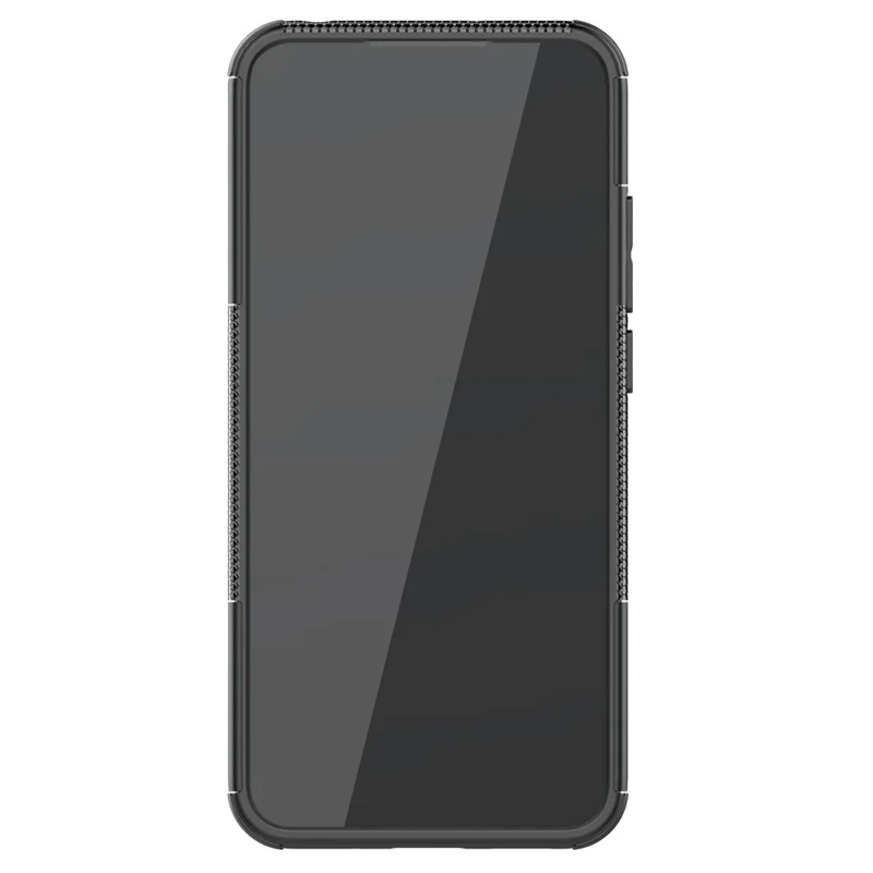 Cool Tyre PC + TPU Combo Shell with Kickstand Cover for Xiaomi Redmi 9A - Black