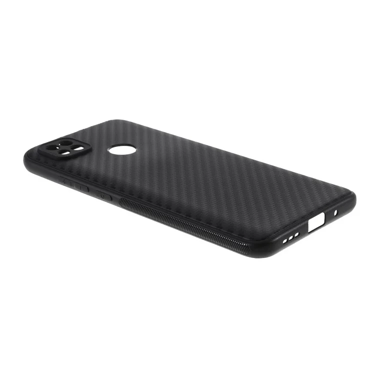 Cubierta protectora de TPU de fibra de carbono para Xiaomi Redmi 9C/Redmi 9C NFC