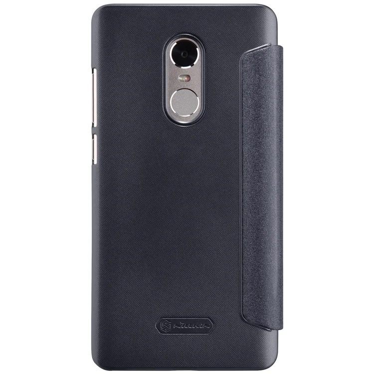 NILLKIN Sparkle Series for Xiaomi Redmi Note 4X View Window Leather Smart Case - Black