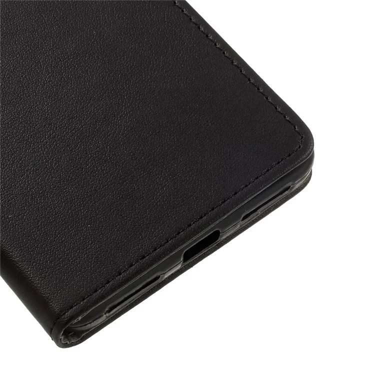 Faux Leather Wallet Cell Phone Case for Xiaomi Redmi Note 4X - Black