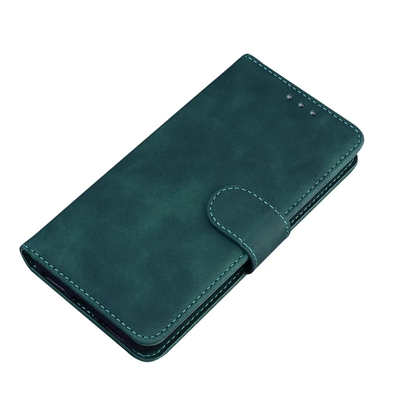 Leather Wallet Stand Phone Case for Xiaomi Redmi 9C/Redmi 9C NFC - Green