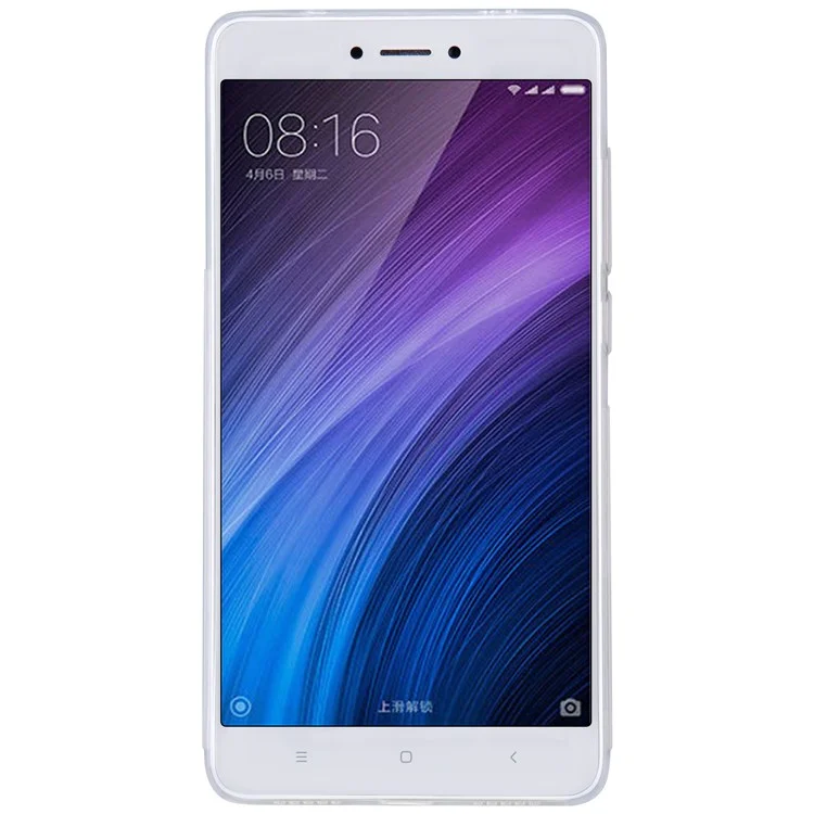 NILLKIN Nature Transparent TPU Soft Mobile Case for Xiaomi Redmi Note 4X - White