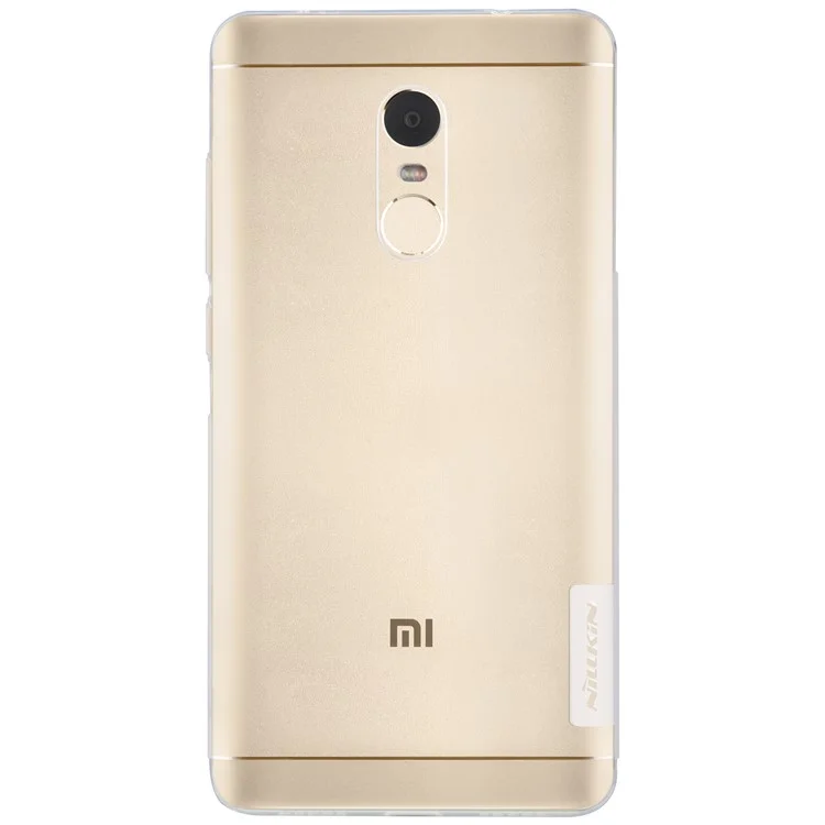 NILLKIN Nature Transparent TPU Soft Mobile Case for Xiaomi Redmi Note 4X - White