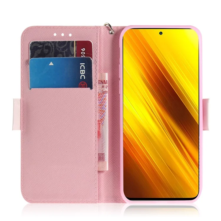 Impresión de Patrones Ligera Decoración de la Billetera de Cuero Case Para Xiaomi Poco X3 Nfc/poco X3 - Zapatos de Tacón Alto
