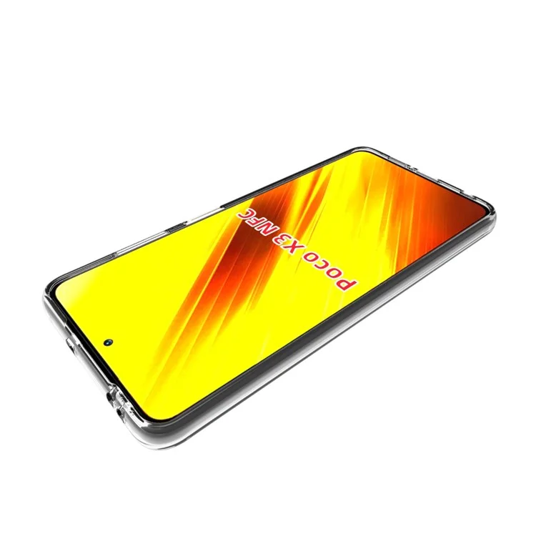 10Pcs/Pack Cover for Xiaomi Poco X3 NFC Non-slip Inner Protector TPU Shell