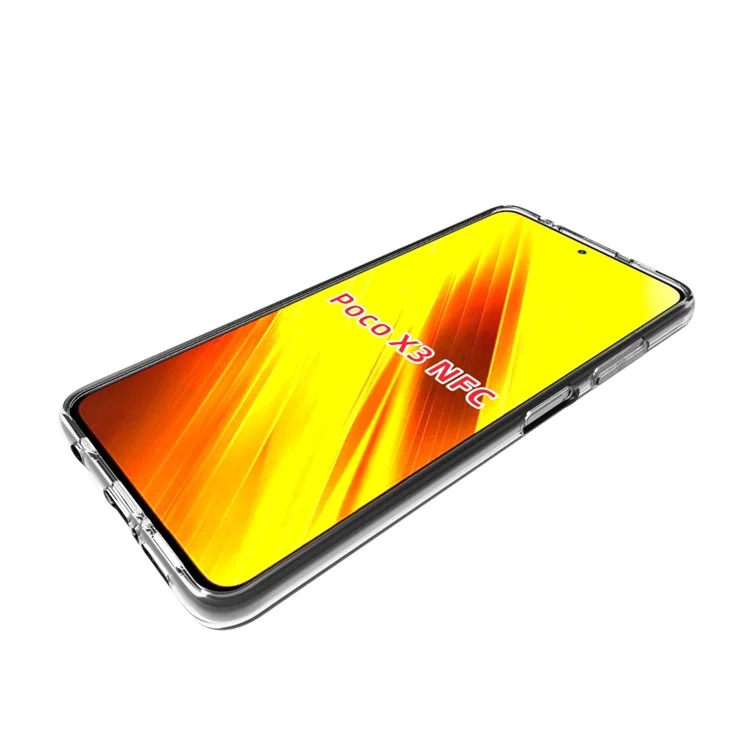 10Pcs/Pack Cover for Xiaomi Poco X3 NFC Non-slip Inner Protector TPU Shell