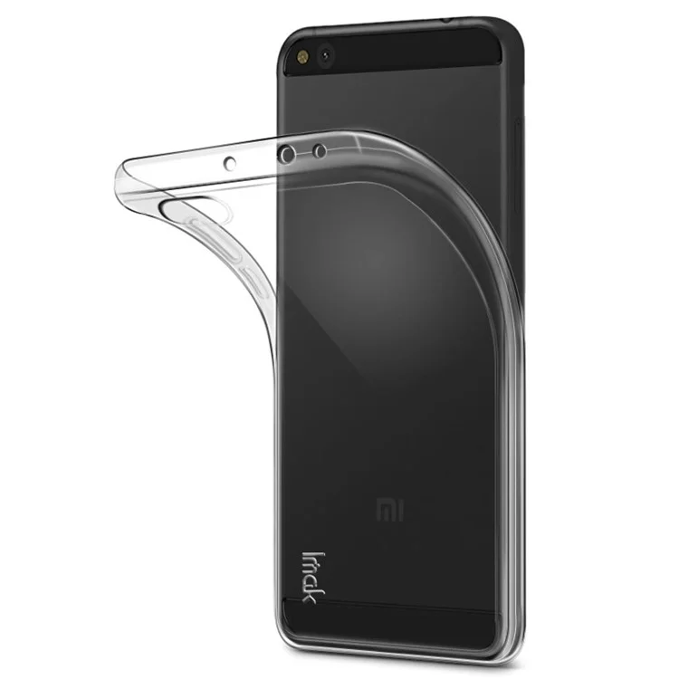 IMAK Clear TPU Phone Cover with Soft Screen Film for Xiaomi Mi 5c - Transparent