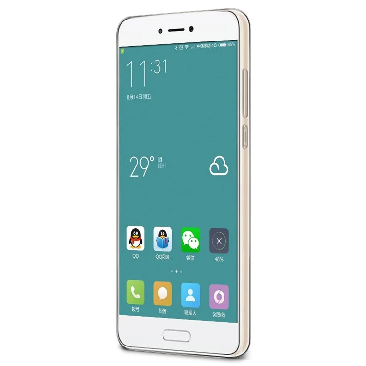 IMAK Clear TPU Phone Cover with Soft Screen Film for Xiaomi Mi 5c - Transparent