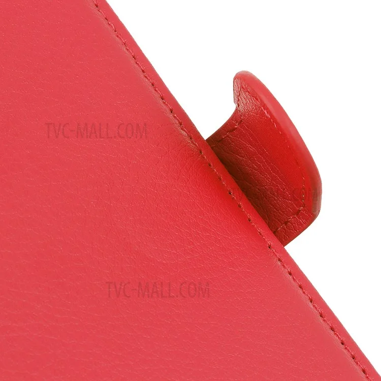 Litchi Texture Wallet Stand Case Protector de Cuero Para Xiaomi Mi 10T 5G / mi 10T Pro 5G / Redmi K30s - Rojo