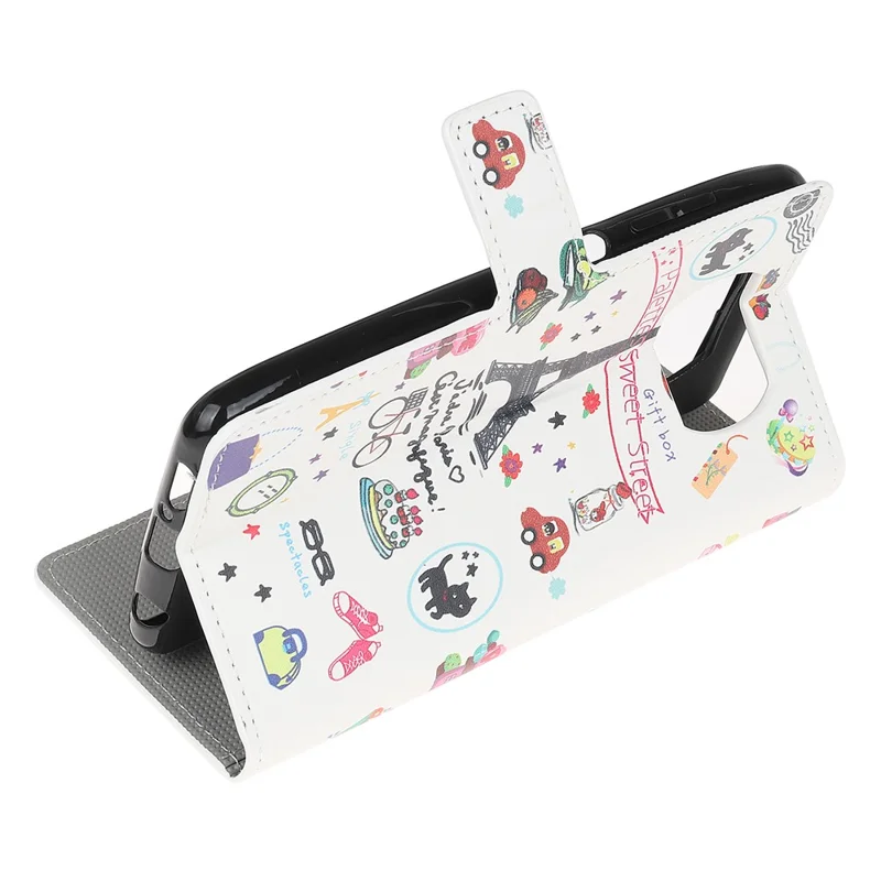 Pattern Printing PU Leather Wallet Stand Cover Case for Xiaomi Poco X3 NFC / Poco X3 - Tower