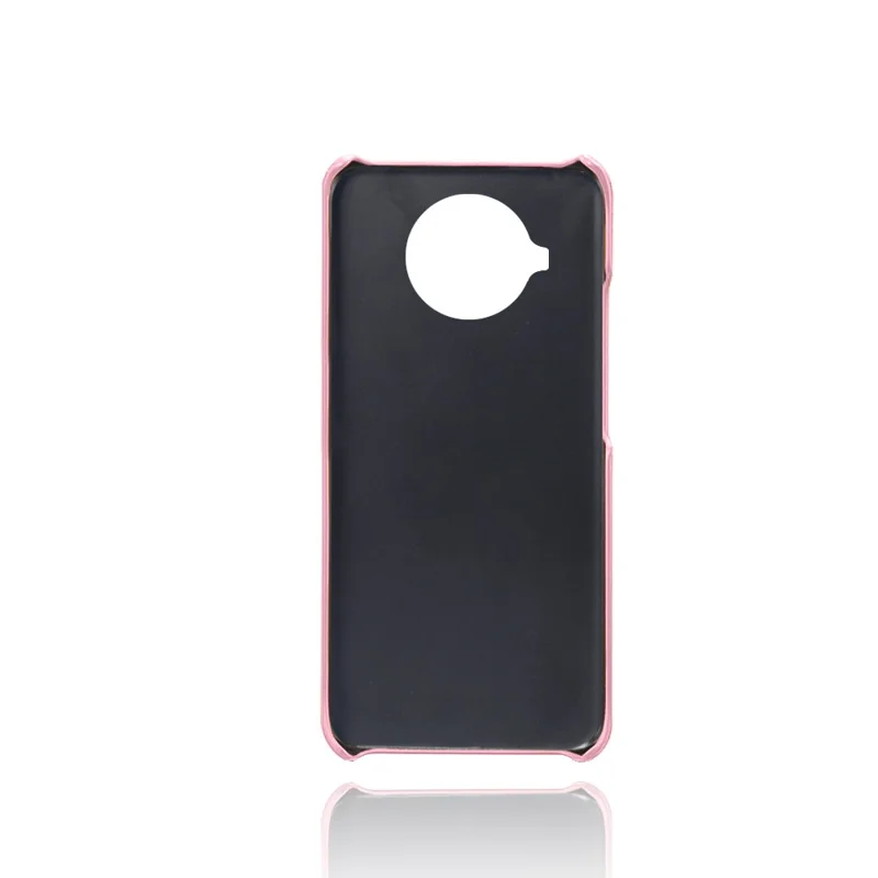 KSQ PU Couvrette en Cuir en Cuir Enduit de Couvercle Avec Des Emplacements à Double Carte Pour Xiaomi mi 10T Lite 5G / mi 10i 5G / Redmi Note 9 Pro 5G - or Rose