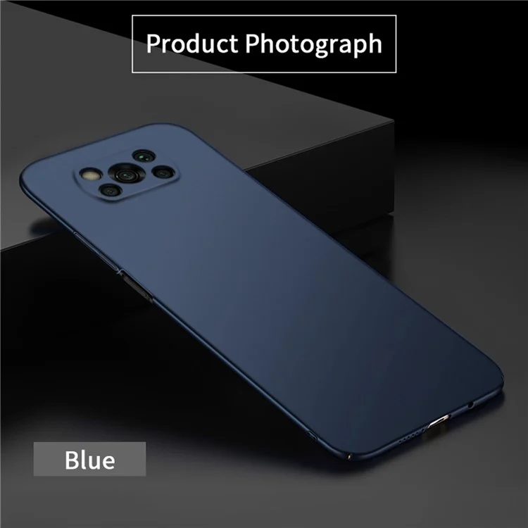 MOFI for Xiaomi Poco X3/X3 NFC Shield Slim Frosted Hard Plastic Case - Blue