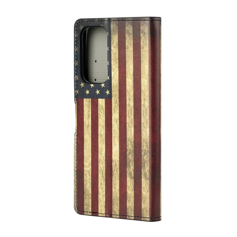 Pattern Printing PU Leather Wallet Stand Protector Cover for Xiaomi Mi 10T 5G/10T Pro 5G/Redmi K30S - US Flag