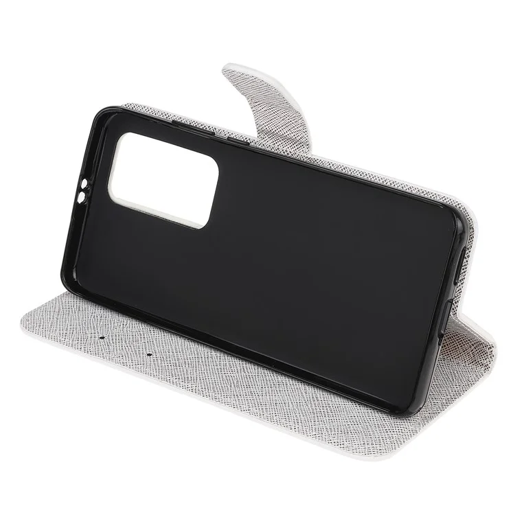 Cross Texture Pattern Printing Leather Wallet Stand Cover with Strap for 	Xiaomi Mi 10T 5G / Mi 10T Pro 5G/Redmi K30S - Dragonfly